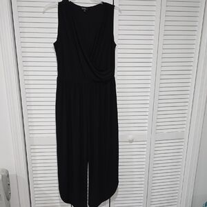 Nicole Miller Jumpsuit, Faux-wrap Style Top, Wide Leg Pant